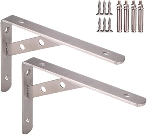 4 inch metal shelf brackets|strong brackets for shelves.